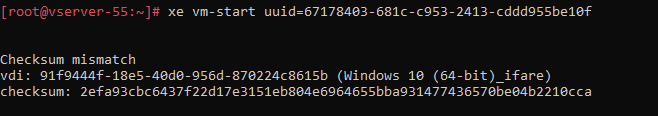 Контроль целостности Numa vServer